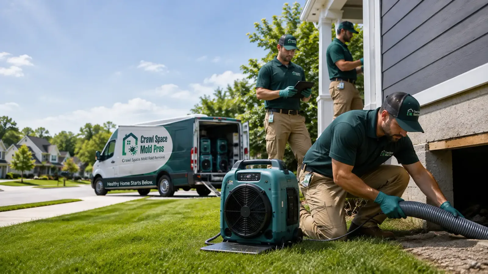 Crawl Space Mold Removal in Myrtle Point, OR